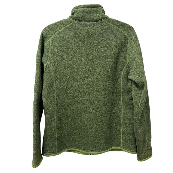 Patagonia Women's Better Sweater Fleece Jacket Full Zip Green Sz L - Picture 2 of 8